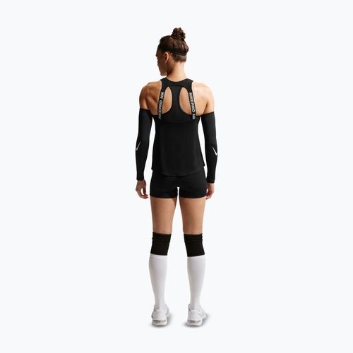 Damen-Trainingsshirt Nike Pro Dri-Fit TT black/white/metallic silver
