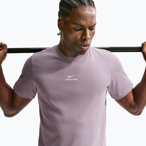 Trainings-T-Shirt Herren Nike Pro Dri-Fit light violet ore/white