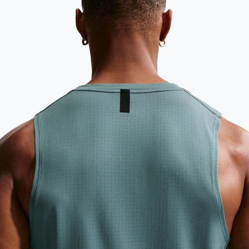 Trainings-T-Shirt Herren Nike Pro Training Dri-Fit mineral slate/green strike