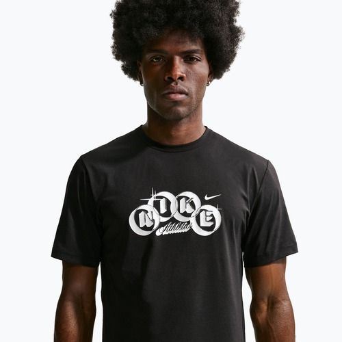 Trainings-T-Shirt Herren Nike Hyverse Dri-Fit Training black/white