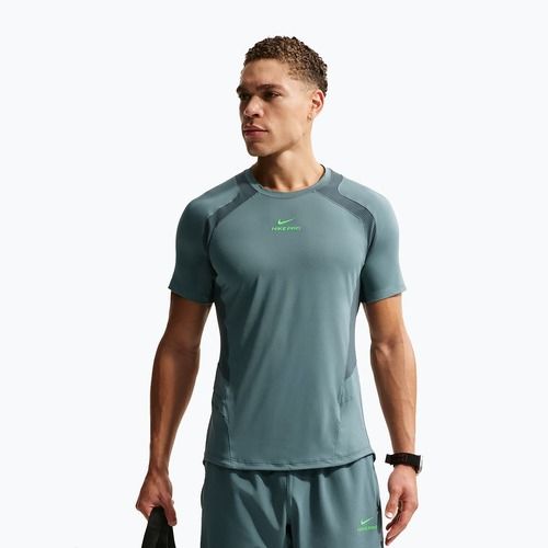 Trainings-T-Shirt Herren Nike Pro Training Dri-Fit mineral slate/faded spruce/green strike