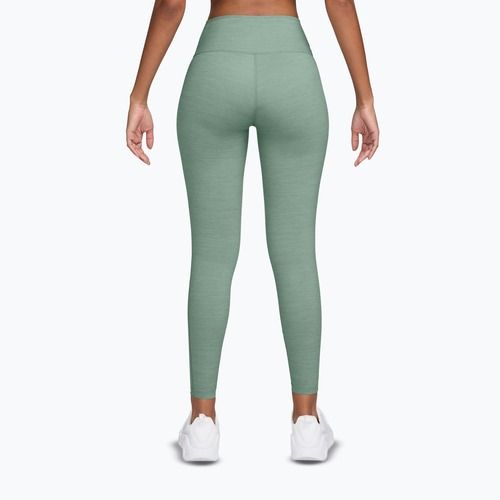 Damenleggings Nike One Seamless Front High-Waisted steam/white