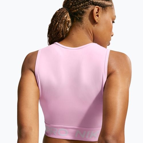 Damentrainingstop Nike Pro Dri-Fit pink foam/white