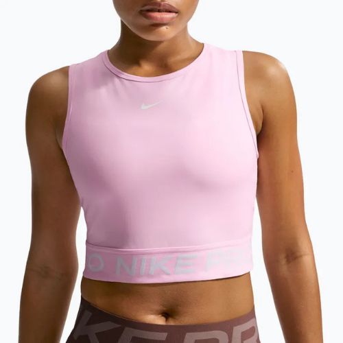 Damentrainingstop Nike Pro Dri-Fit pink foam/white