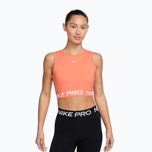 Damentrainingstop Nike Pro Dri-Fit crimson bliss/white