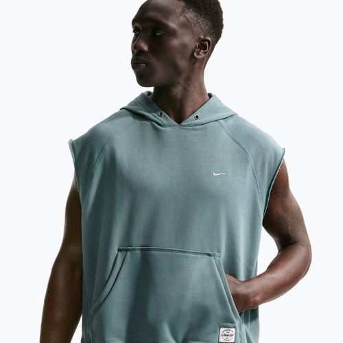 Herren-Trainingssweatshirt Nike Athletic Club Dri-Fit Sleeveless Hoodie mineral slate/mineral slate