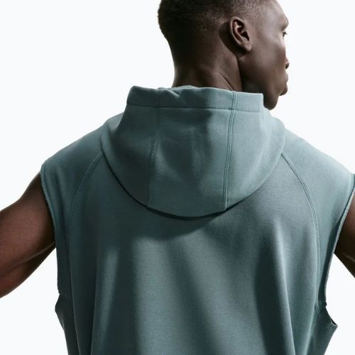 Herren-Trainingssweatshirt Nike Athletic Club Dri-Fit Sleeveless Hoodie mineral slate/mineral slate
