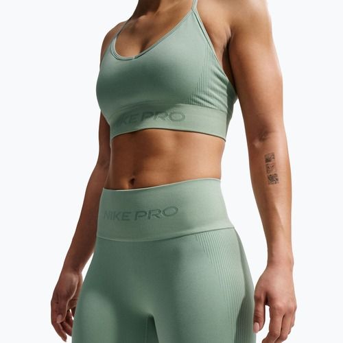 Damen-Shorts Nike Pro Seamless High-Waisted Biker 5" steam