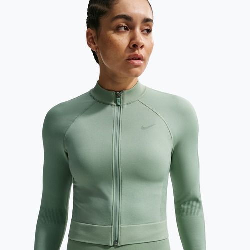 Damen-Trainingssweatshirt Nike Pro Seamless Full Zip Top steam