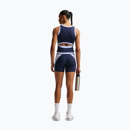 Damen-Trainingsshirt Nike One Dri-Fit midnight navy/hydrogen blue/white