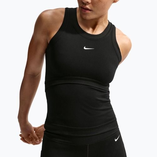 Damen-Trainingsshirt Nike One Dri-Fit black/black/white