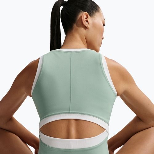 Damen-Trainingsshirt Nike One Dri-Fit steam/white/white