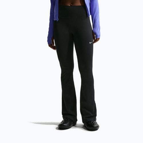 Damenleggings Nike One High Waisted Flared black/white