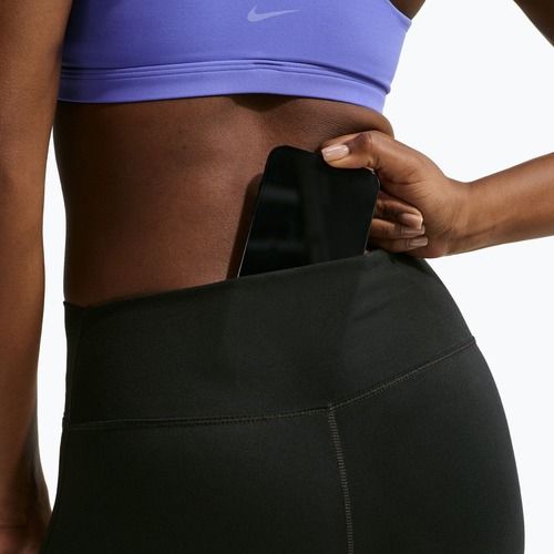 Damenleggings Nike One High Waisted Flared black/white