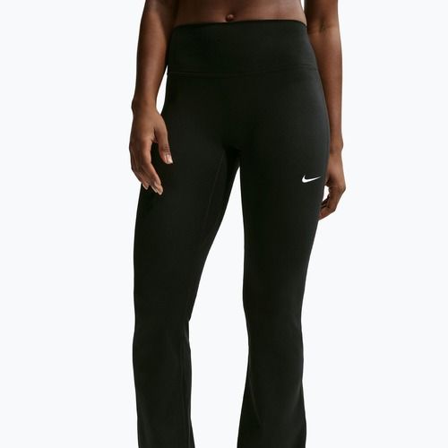 Damenleggings Nike One High Waisted Flared black/white