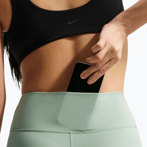Damenleggings Nike One High Waisted Flared steam/white
