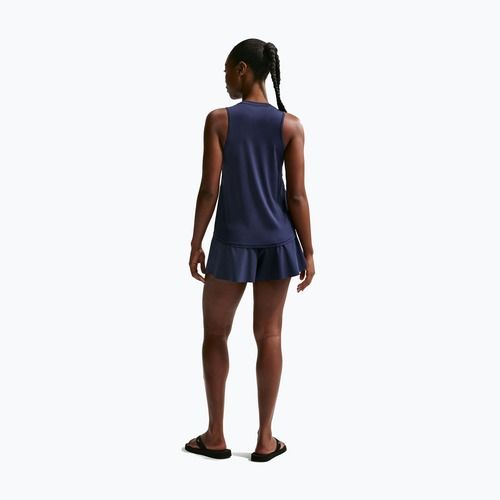 Damen-Trainingsshirt Nike One Classic Dri-Fit midnight navy/white