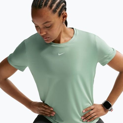 Damen-T-Shirt Nike One Classic Dri-Fit steam/white
