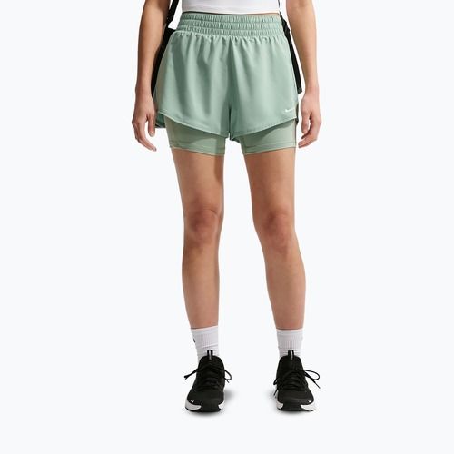 Damen-Shorts Nike One Dri-Fit High-Waisted 3" 2In1 steam/white