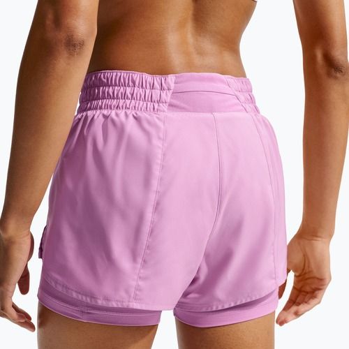 Damen-Laufshorts Nike One Dri-FIT 2IN1 light magenta/white