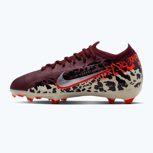 Kinder-Fußballschuhe Nike United Jr. Mercurial Vapor 16 Pro FG burgundy crush/metallic silver