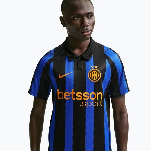 Herren-Fußballtrikot Nike Inter Milan Dri-Fit Stadium Home lyon blue/black/university gold