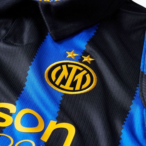 Kinder-Fußballtrikot Nike Inter Milan Dri-Fit Stadium Home lyon blue/black/university gold