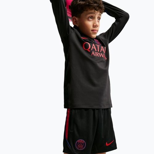 Kinder-Fußballshorts Nike Paris Saint-Germain Strike black/hyper royal/global red/global red