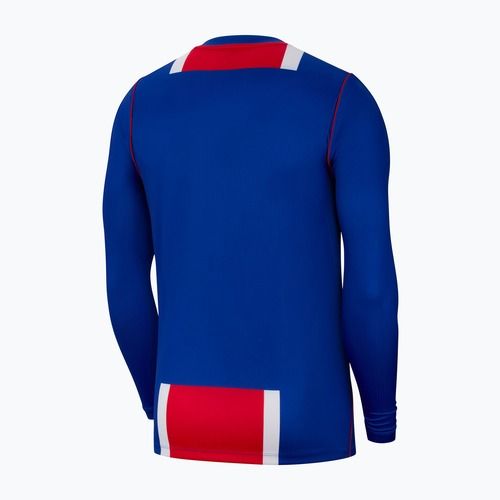 Herren Fußball-Langarmshirt Nike Paris Saint-Germain Dri-Fit Stadium Home old royal/white/university red/white
