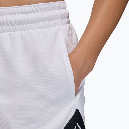Damen-Basketballshorts Jordan Sport Diamond 4" white/black/black/white