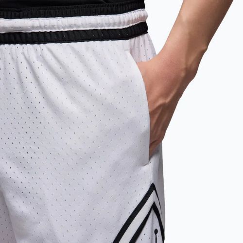Herren-Basketballshorts Jordan Mesh Diamond 4" white/black/black