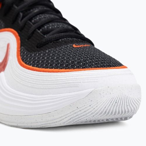 Herren-Basketballschuhe Nike Precision 8 Low black/white/picante red
