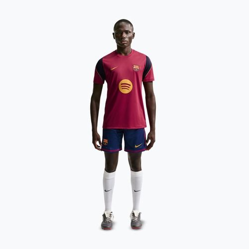 Herren-Fußballtrikot Nike FC Barcelona Strike Soccer Dri-Fit noble red/blackened blue/mineral yellow
