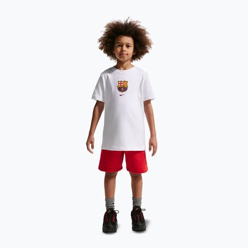Kinder-Shirt Nike FC Barcelona Soccer white