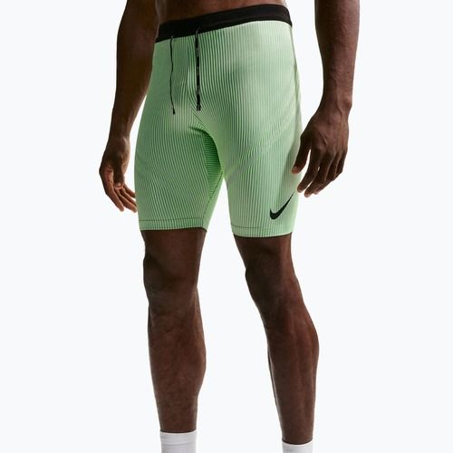 Herren-Trainingsleggings Nike AeroSwift Dri-Fit ADV 1/2 Tights lime blast/steam/light silver/black
