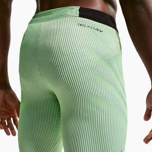 Herren-Trainingsleggings Nike AeroSwift Dri-Fit ADV 1/2 Tights lime blast/steam/light silver/black