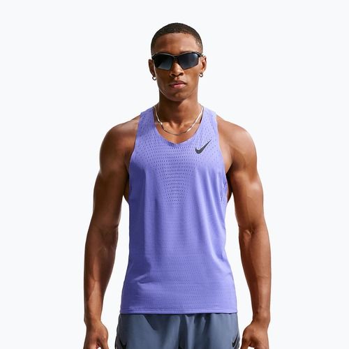 Herren-Laufshirt Nike AeroSwift Dri-Fit ADV sapphire/black