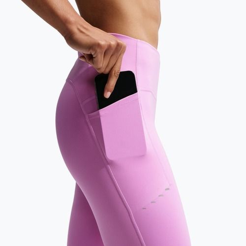 Damenlaufleggings Nike Swift 7/8 light magenta