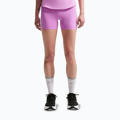 Damen-Laufshorts Nike Swift High-Waisted 4" light magenta
