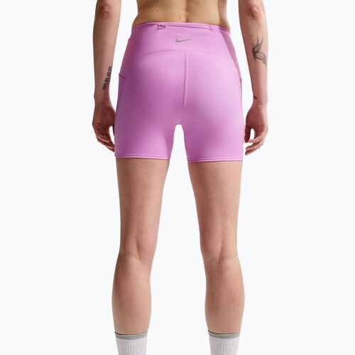 Damen-Laufshorts Nike Swift High-Waisted 4" light magenta