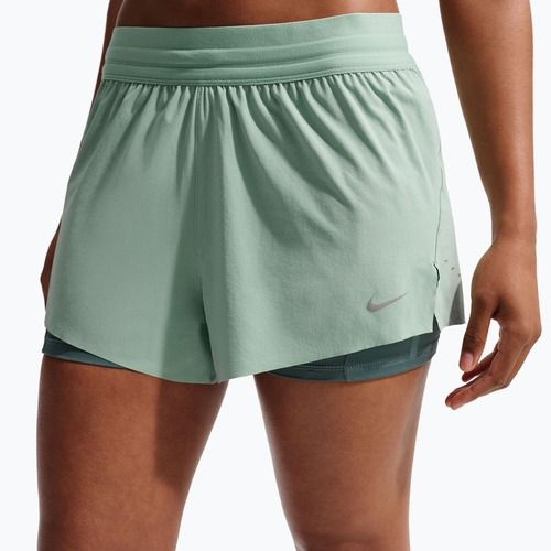 Damen-Laufshorts Nike Swift Mid-Rise 2in1 steam/mineral slate