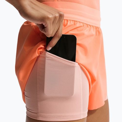 Damen-Laufshorts Nike Swift Mid-Rise 2in1 orange pulse