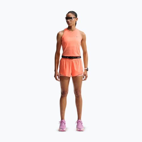 Damen-Laufshorts Nike Swift Mid-Rise 2in1 orange pulse