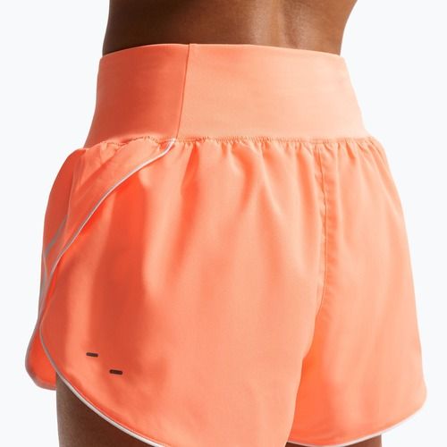 Damen-Laufshorts Nike Tempo Swoosh Dri-Fit Mid-Rise Brief-Lined orange pulse/white