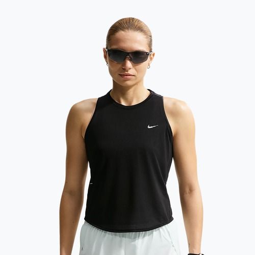 Damen-Laufshirt Nike Swift Breathe Dri-Fit black/black/white