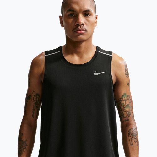 Herren-Laufshirt Nike Miler Dri-Fit black