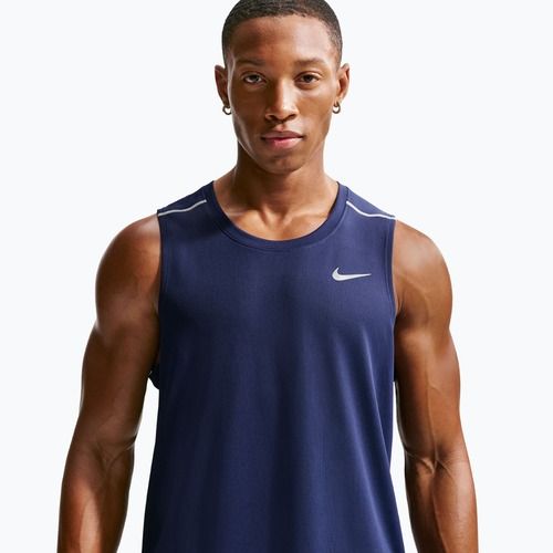 Herren-Laufshirt Nike Miler Dri-Fit midnight navy