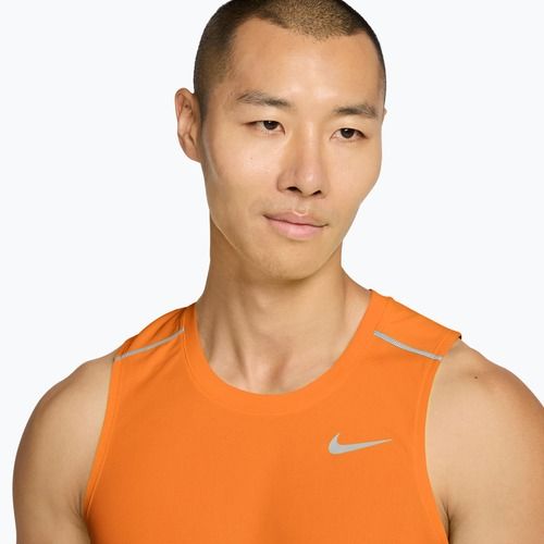 Herren-Laufshirt Nike Miler Dri-Fit total orange