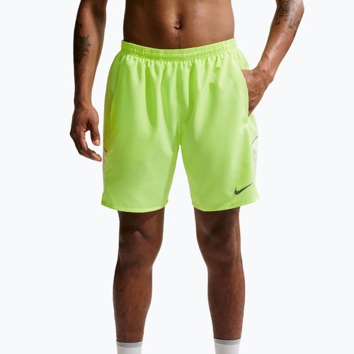 Herren-Laufshorts Nike Miler Dri-Fit Brief Lined7" volt ice/barely volt