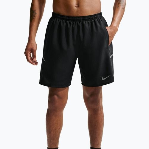 Herren-Laufshorts Nike Miler Dri-Fit Brief Lined7" black/black